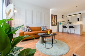 Living area - Old Town Premium Apartments (Kraków)