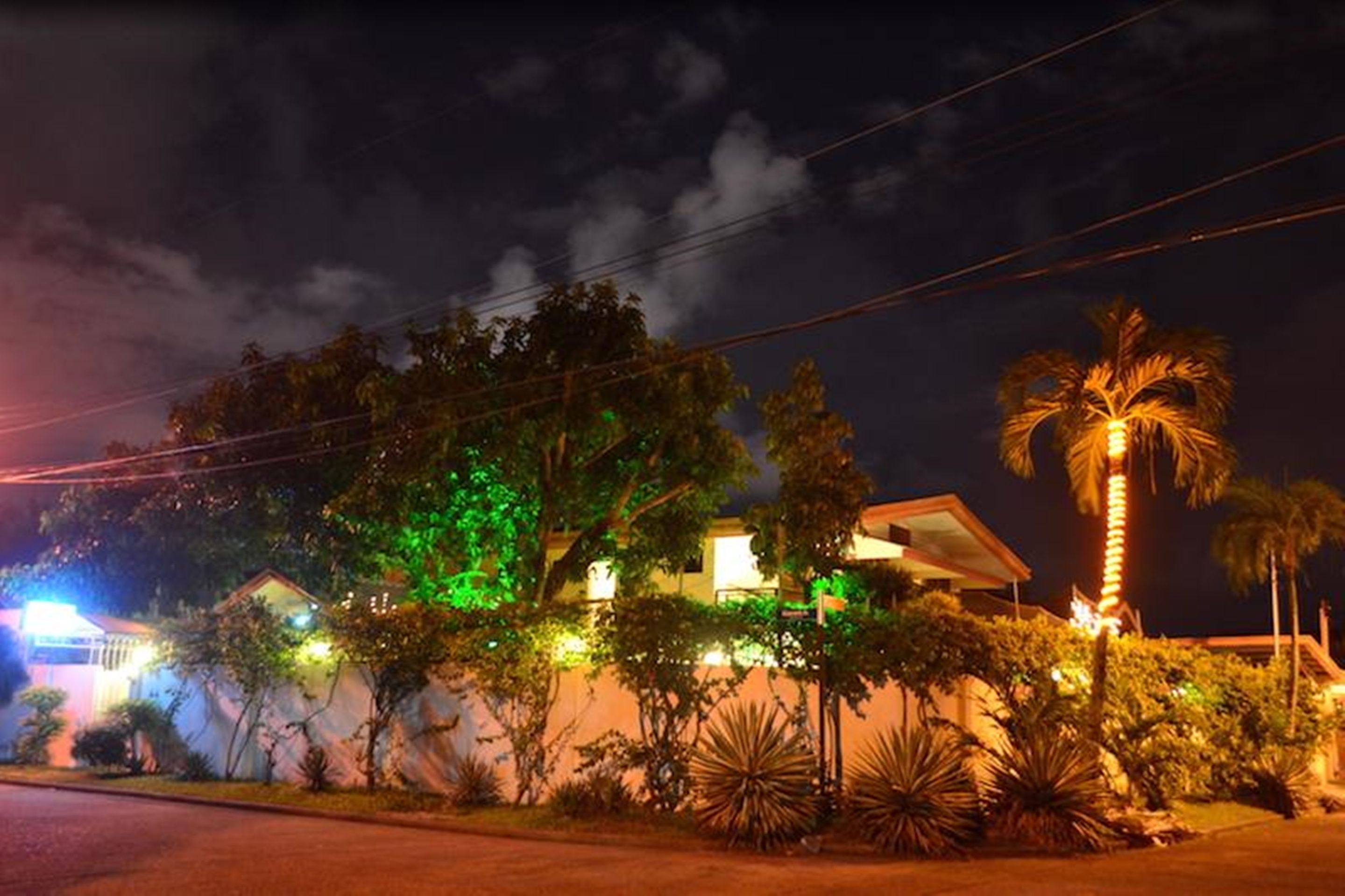 Front of property - evening/night