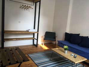 Classic Apartment, Multiple Beds, Non Smoking, Terrace | Living area | 32-inch flat-screen TV with cable channels, TV