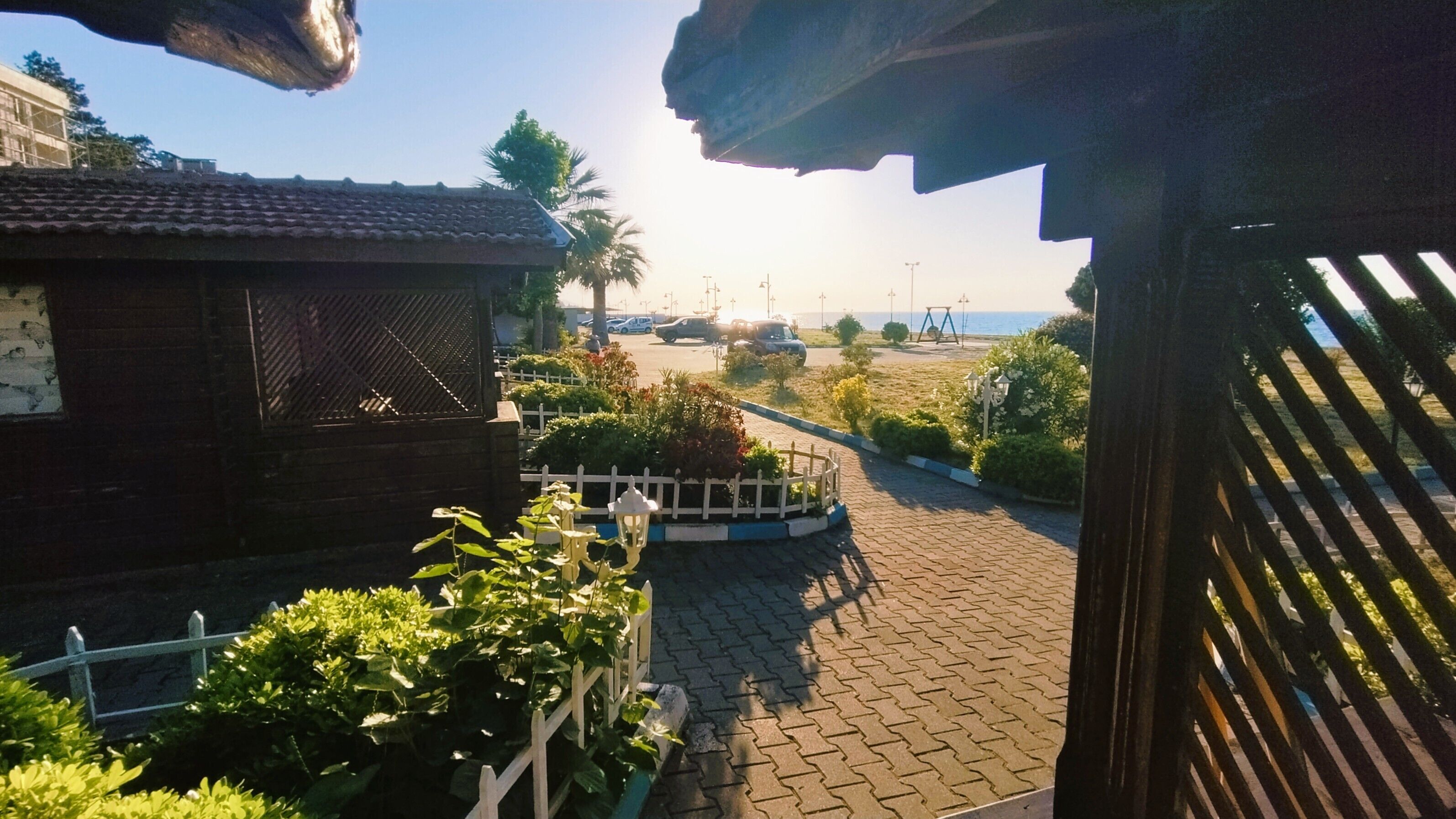 Classic Cabin, 1 Double Bed, Sea View | Terrace/patio