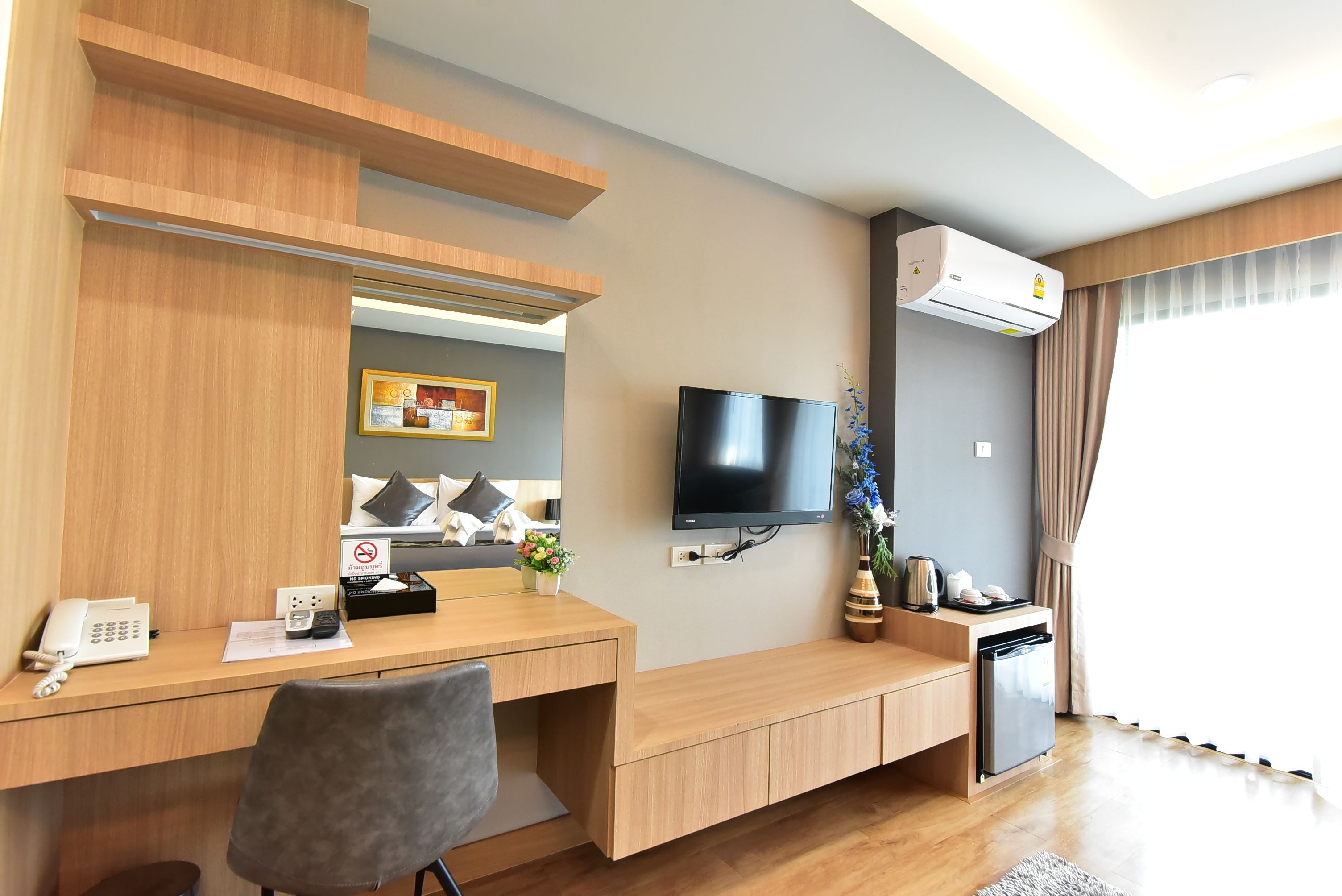 superior double room with balcony   | blackout curtains, rollaway beds, free wifi, bed sheets