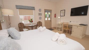 Hypo-allergenic bedding, individually decorated, individually furnished