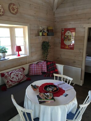 Ferienhütte, 1 Schlafzimmer | Wohnbereich