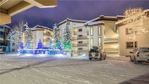 Front of property – evening/night