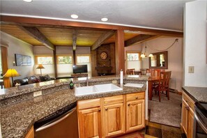 Dishwasher, dining tables