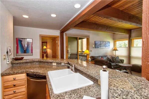 Dishwasher, dining tables