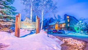 Front of property – evening/night