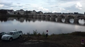 Blick von der Unterkunft