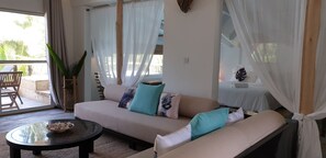 Panoramic Room, 1 Bedroom, Private Pool, Ocean View | Minibar, in-room safe, free WiFi, bed sheets - Bliss Hotel Praslin (Praslin Island)
