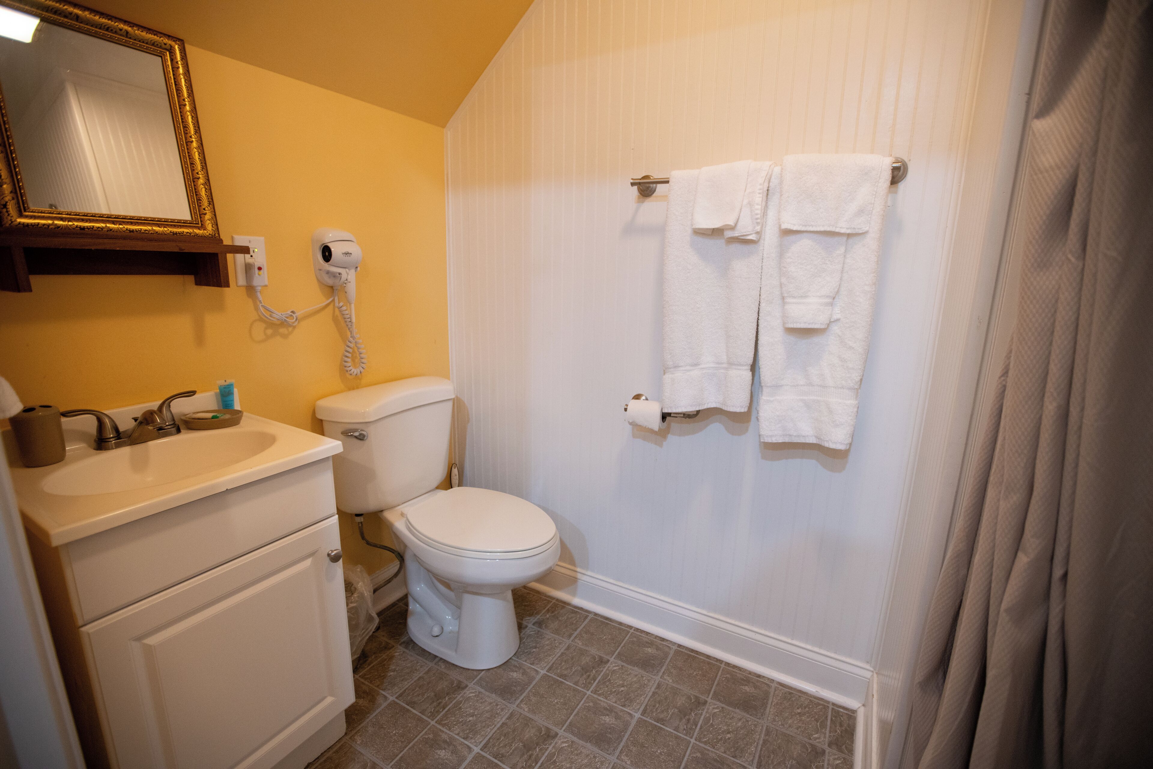 apartment, 1 queen bed with sofa bed, non smoking | bathroom | combined shower/bathtub, free toiletries, hair dryer, towels