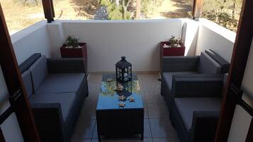 Leilighet – deluxe, 2 soverom, fjellutsikt | Balkong