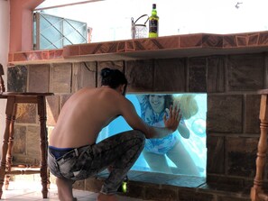 Poolside bar