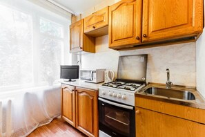 公寓 | 私人廚房 | 大型雪櫃/冰箱、微波爐、焗爐、爐具