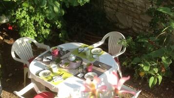 Petit déjeuner continental compris tous les jours