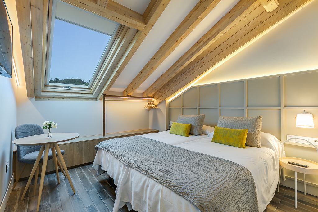 double or twin room | premium bedding, down duvets, memory-foam beds, in-room safe