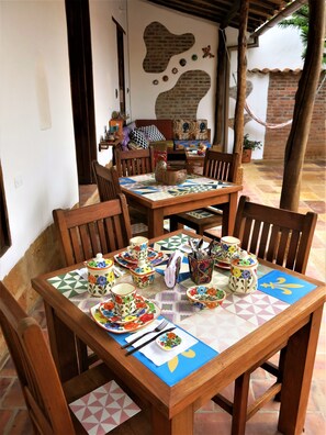 Daily local cuisine breakfast (COP 12000 per person)