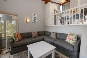 Classic Villa, 2 Bedrooms | Living area | TV, ping pong - San Lameer Villa Rentals 2204 (Southbroom)