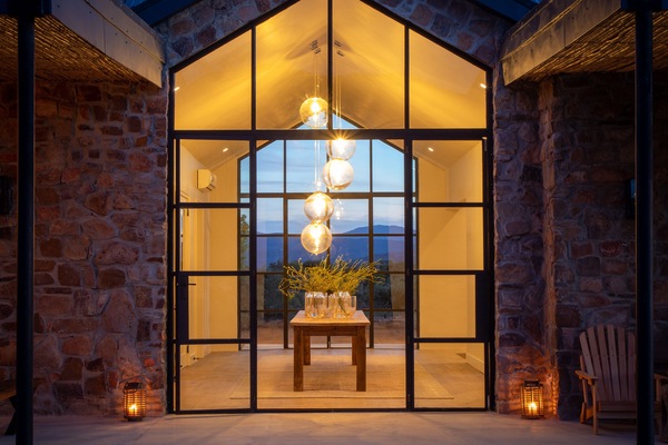 Interior entrance