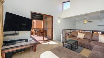 Classic Villa, 3 Bedrooms | Living area | Flat-screen TV