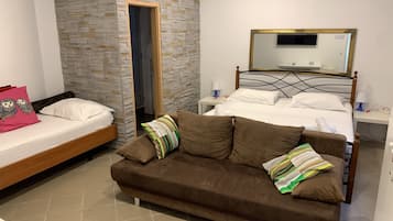 Standard Room | Iron/ironing board, bed sheets