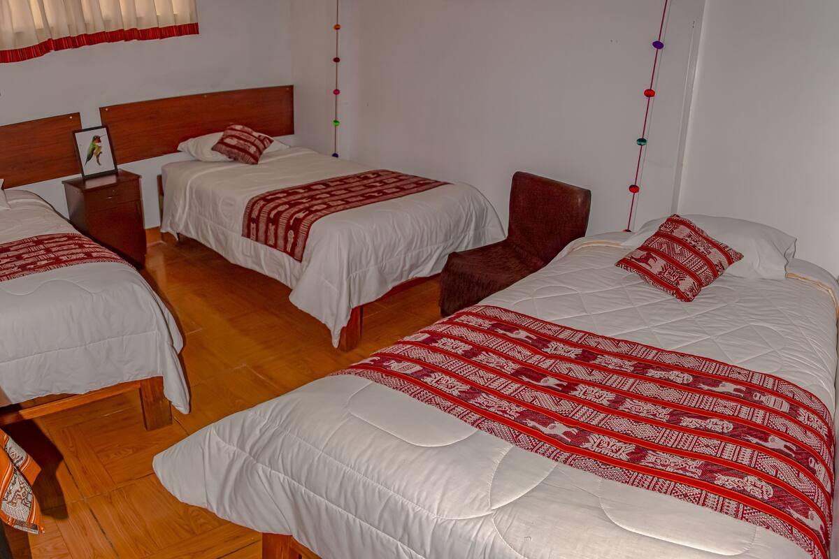 Triple Room, Private Bathroom | Blackout curtains, free WiFi