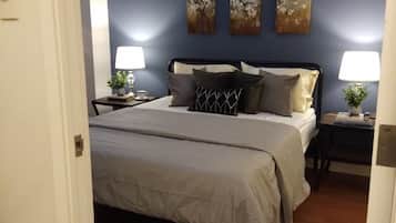 Condo família, 1 cama Queen e sofá-cama, suíte, vista para a montanha | 1 quarto, individualmente decorados, individualmente mobiliados