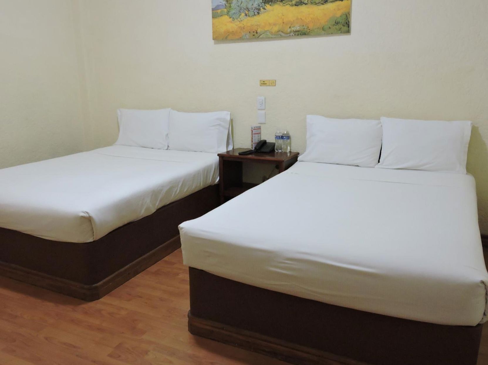 Free WiFi, bed sheets