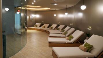 Espace de soins pour les couples, sauna, soins corporels