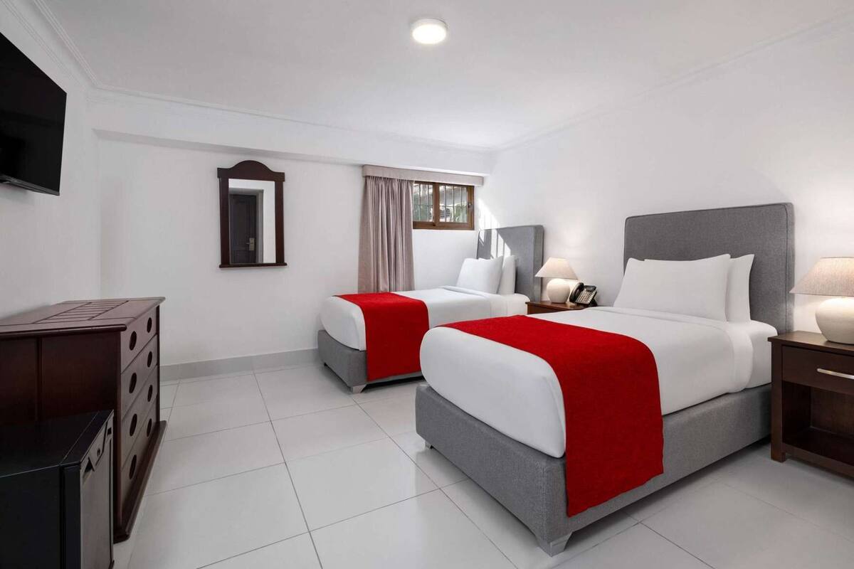 In-room safe, blackout curtains, iron/ironing board (on request)