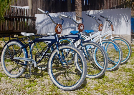 Bicycling. Hotel Jaiba Mahahual