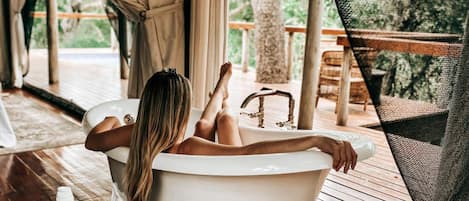 Luxury-Zelt (Tent 2) | Badezimmer