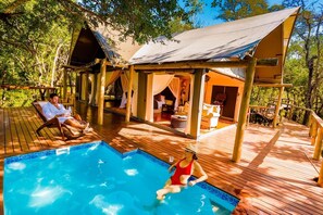 Tienda de lujo (Tent 1) | 1 dormitorio, wifi gratis, ropa de cama