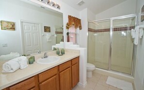 Family Villa, Garden Area | Bathroom shower - Sm218320 - Vizcay - 3 Bed 2 Baths Villa (Davenport)