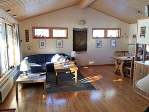 Maison Familiale, 3 chambres, non-fumeur, sauna | Salle de séjour