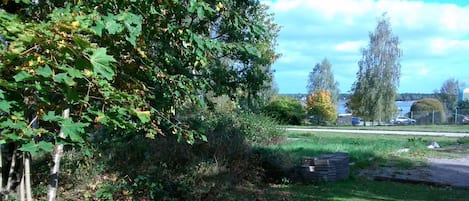 Vue depuis lâhĂ©bergement
