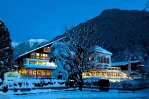 Front of property – evening/night