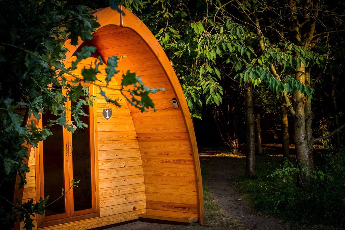 Deluxe Camping Pod, Ensuite
