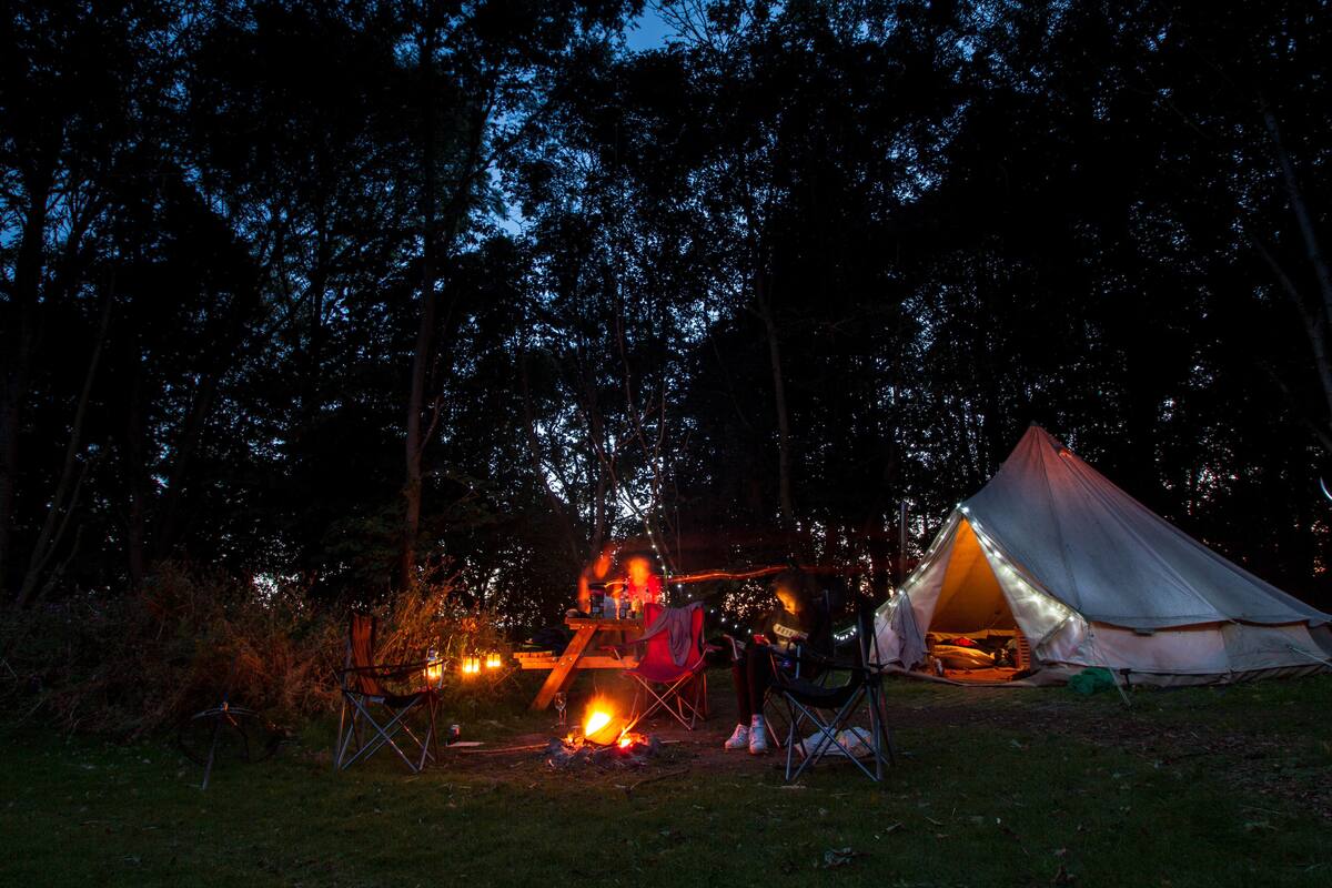 Bell Tent, Shared Bathroom