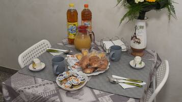 Petit déjeuner continental compris tous les jours