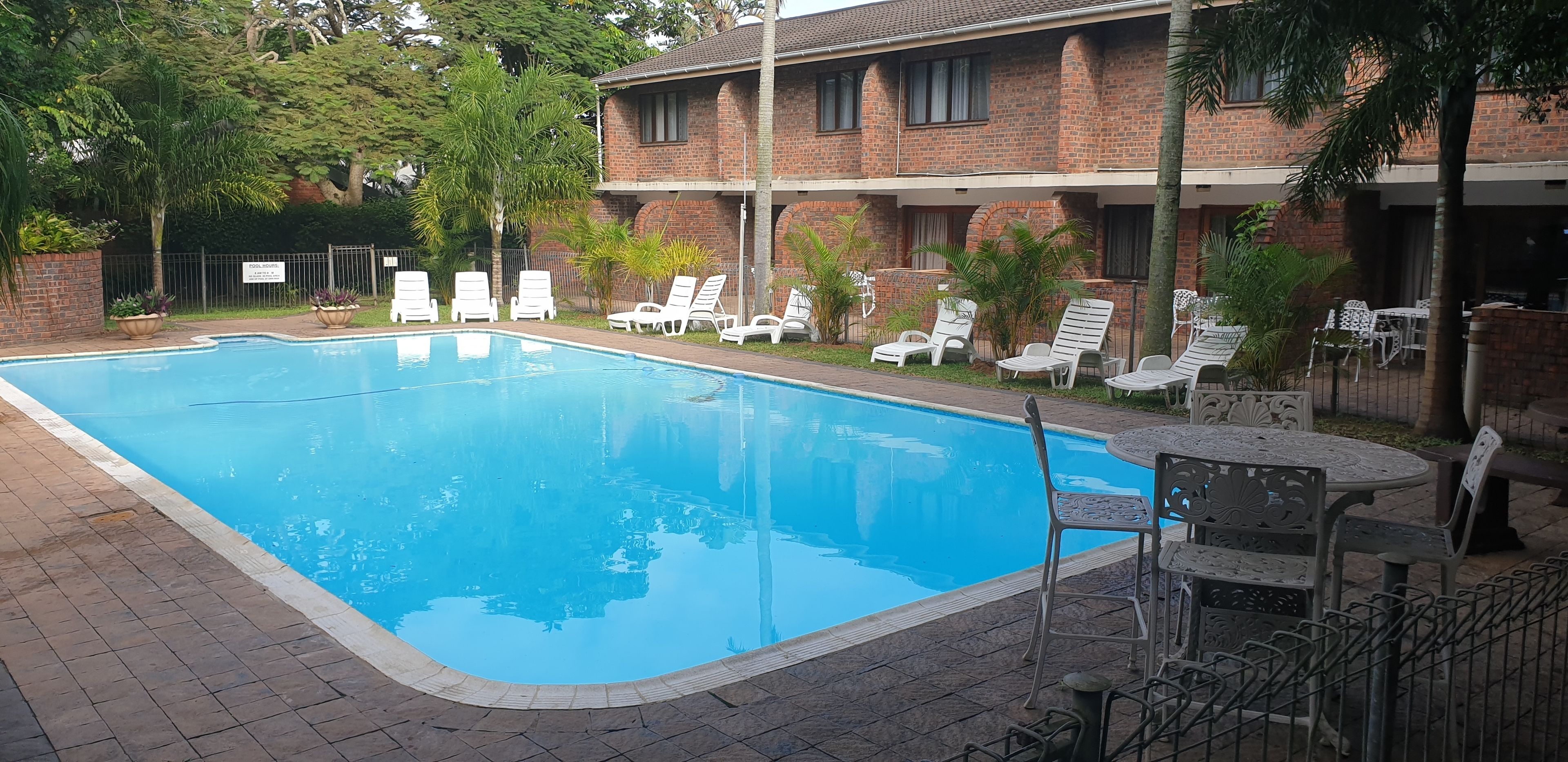 Outdoor pool, open 8:00 AM to 8:00 PM, sun loungers
