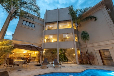 Outdoor pool, open 6:30 AM to 10 PM, sun loungers