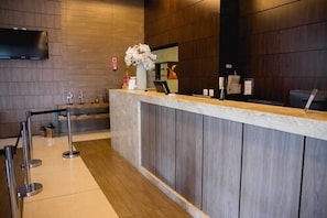 Check-in/check-out kiosk