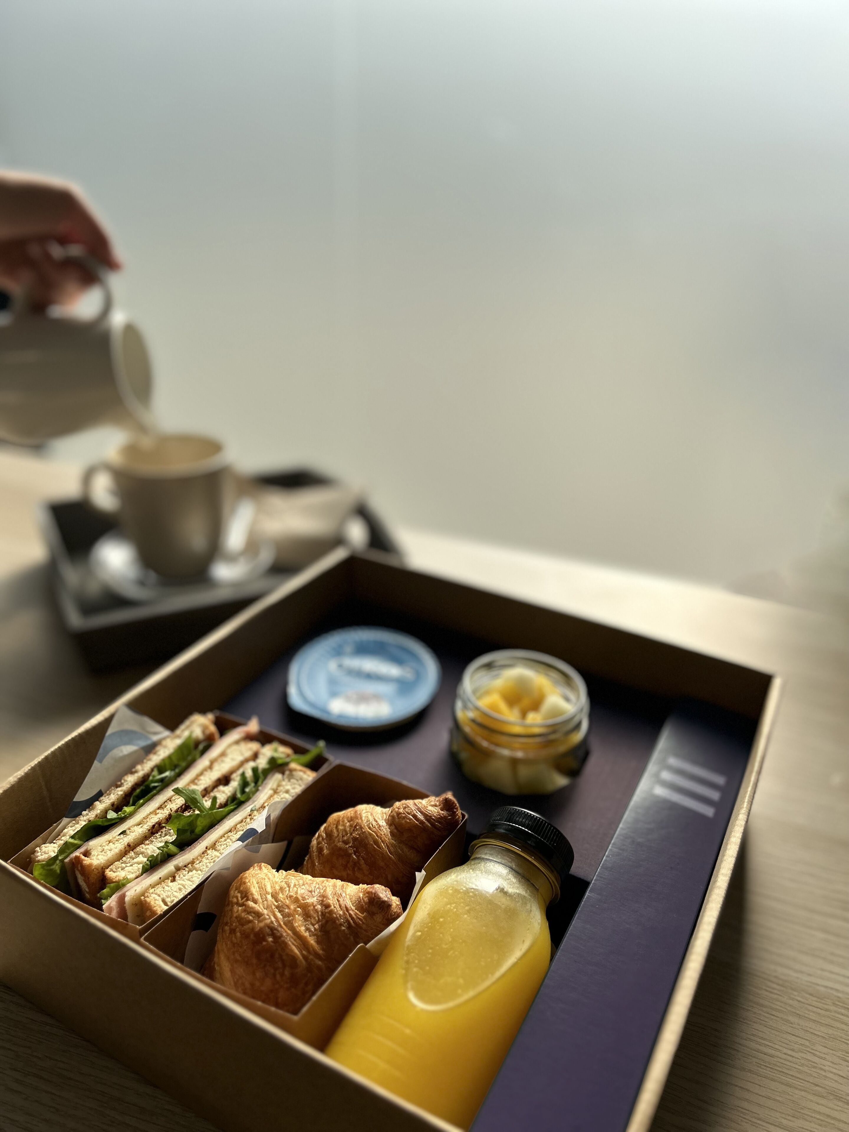 daily to-go breakfast (eur 13.5 per person)