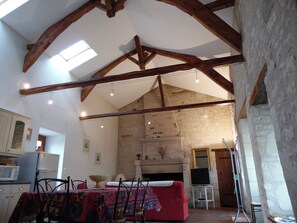 House (Charme) | Living room - Gîtes de la Ferme du Luc (Braslou)