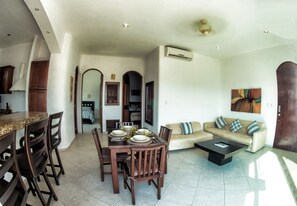 Apartment | Living area | Flat-screen TV - Apartment las olas by OT (Playa del Carmen)