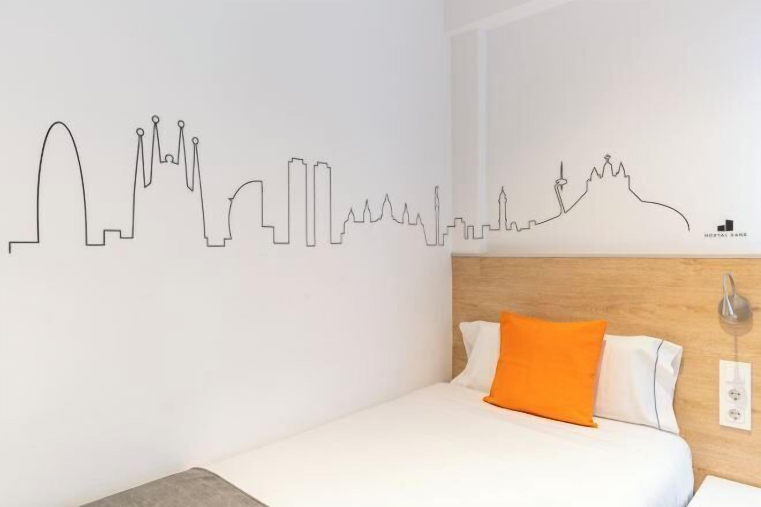 Down comforters, individually decorated, individually furnished