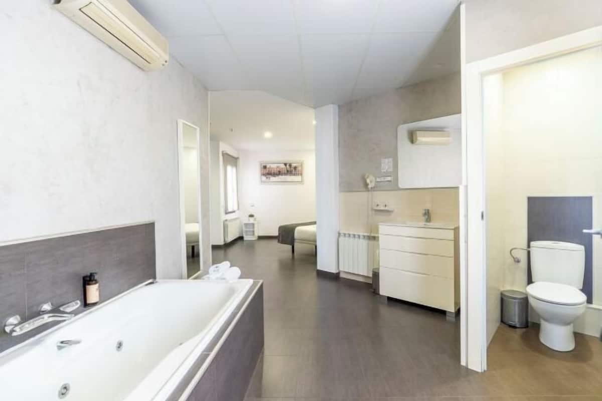 Bany | Assecador de cabells, tovalloles, sabó i paper higiènic