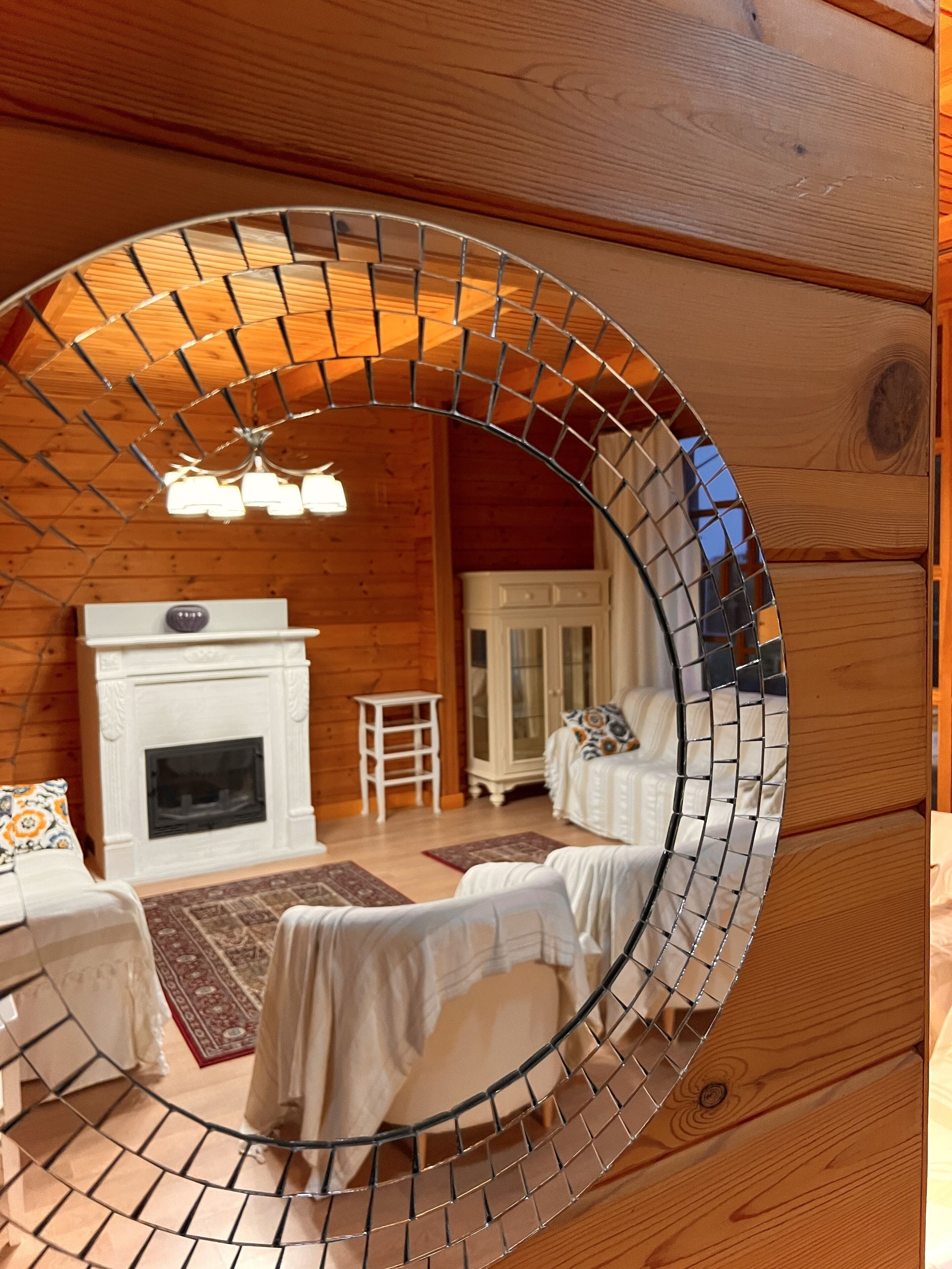 Casa de campo estándar, 3 habitaciones, vistas a la montaña, frente a la playa (Chalet) | Zona de estar | Una televisión de plasma, una chimenea, suelo radiante