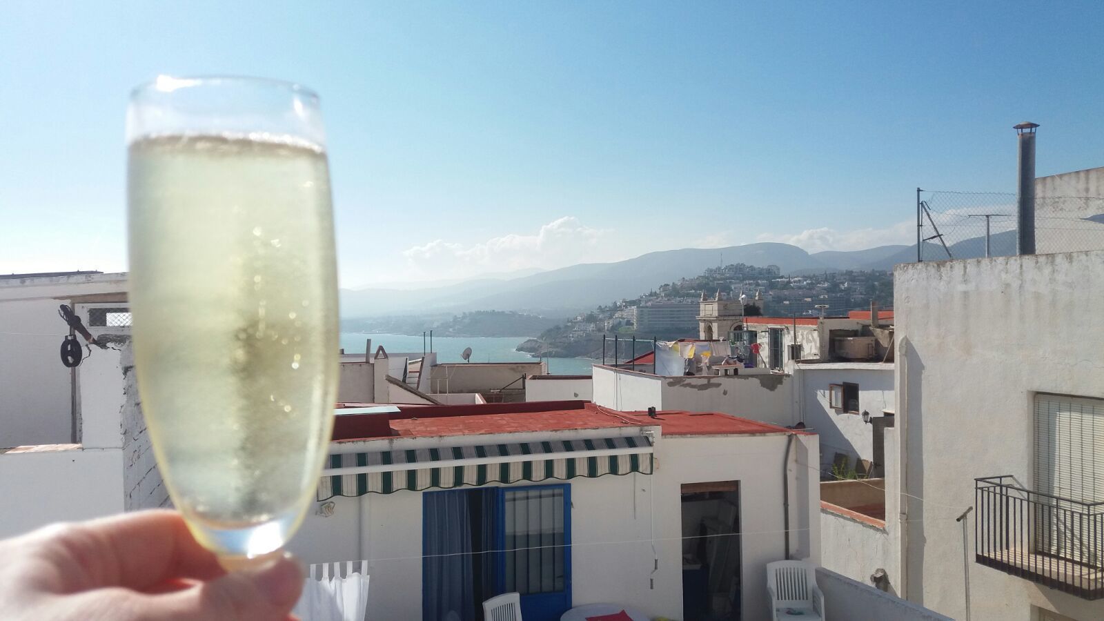 Uitzicht vanuit accommodatie