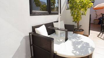 Tweepersoonskamer, terras | Terras